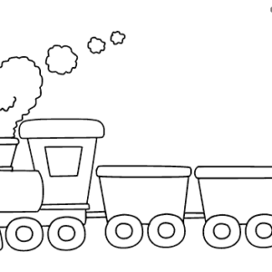 Train coloring pages printable for free download