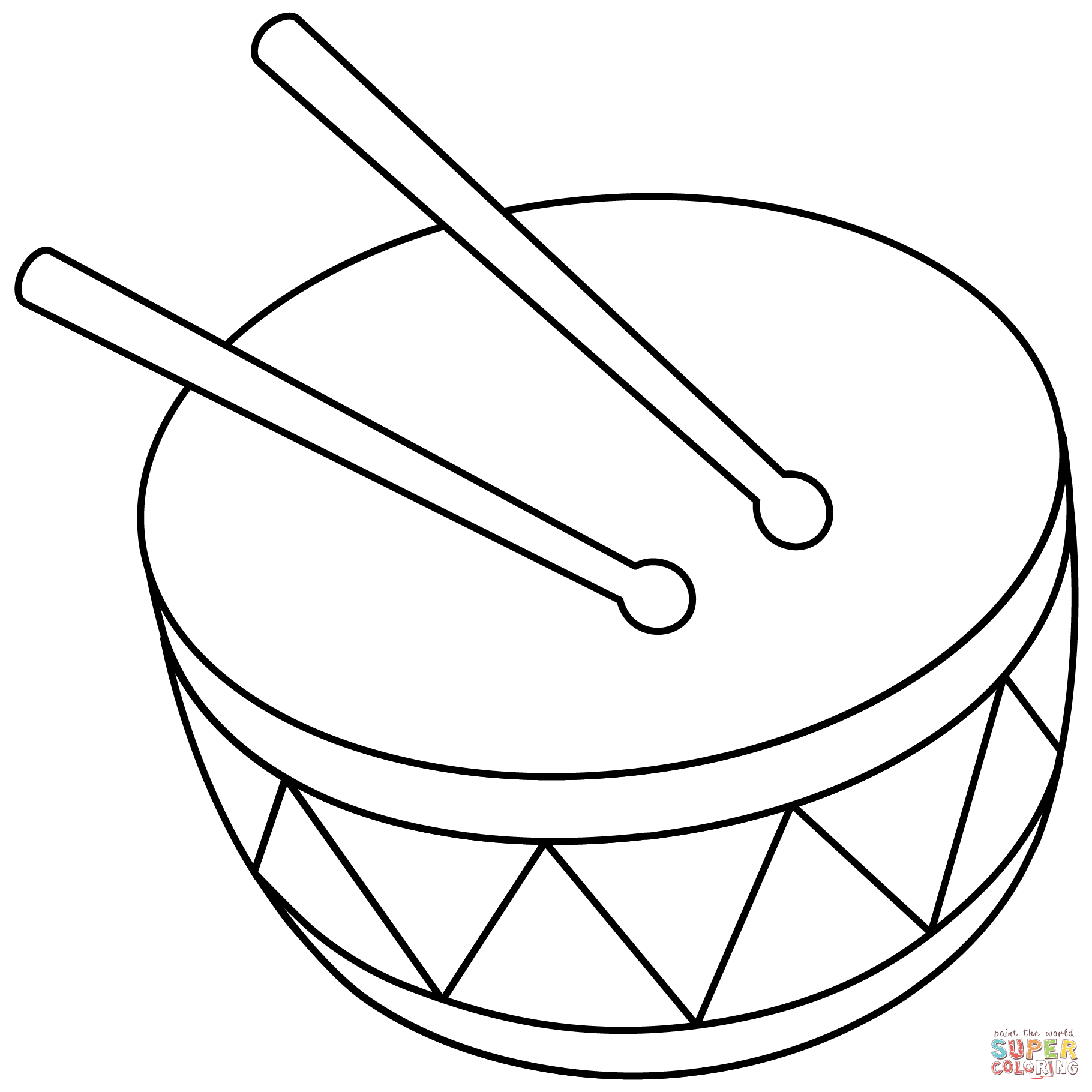 Drum emoji coloring page free printable coloring pages