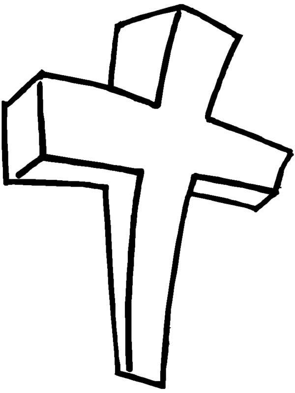 Wooden cross drawing cross coloring page wooden cross cross drawing