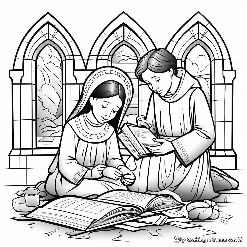 All saints day coloring pages