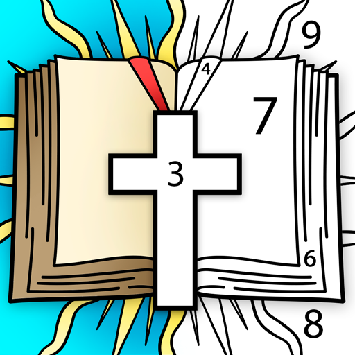 Bible coloring book by number