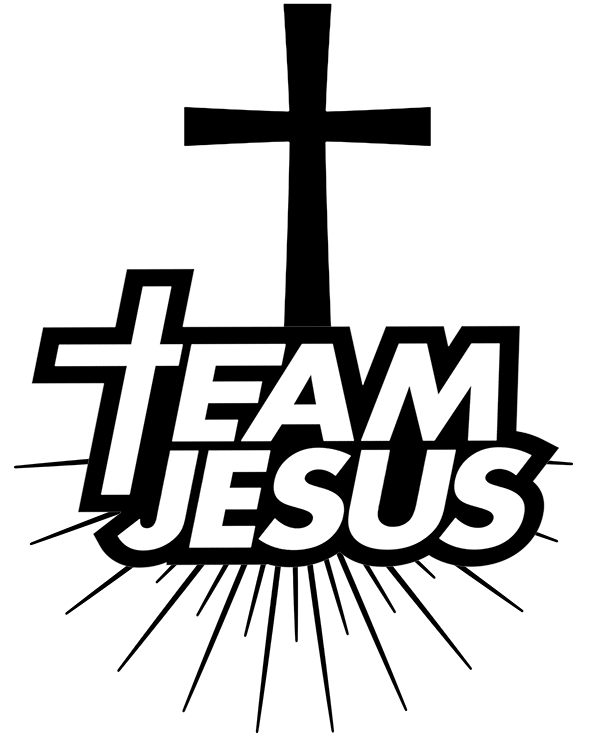 Christian team jesus logo to print