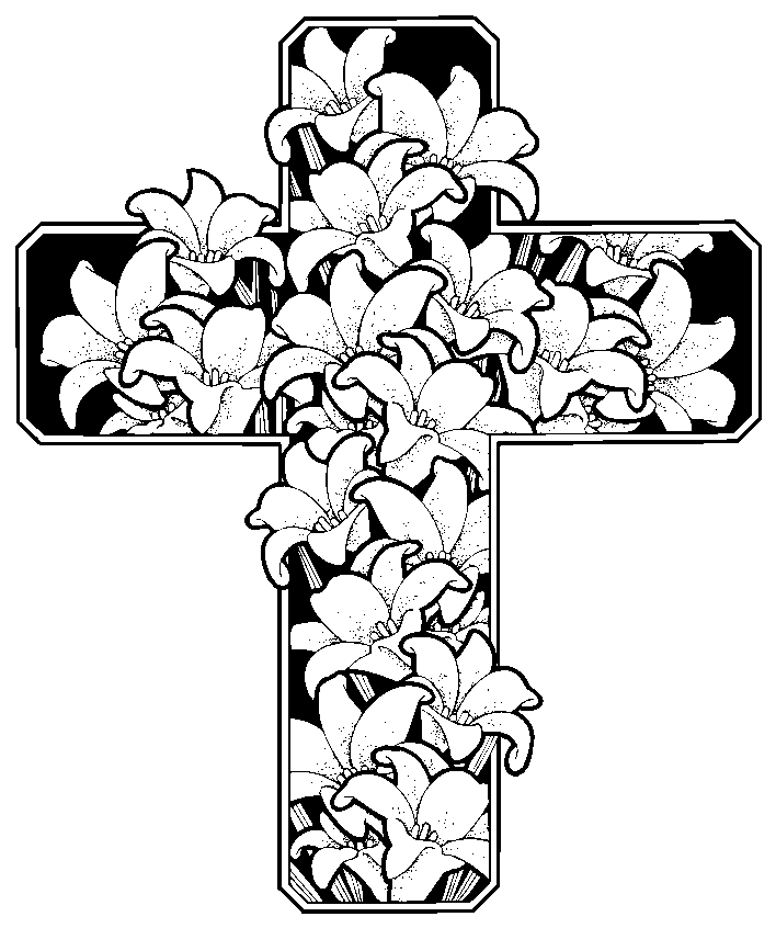 Religious easter coloring pages