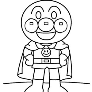 Anpanman coloring pages printable for free download