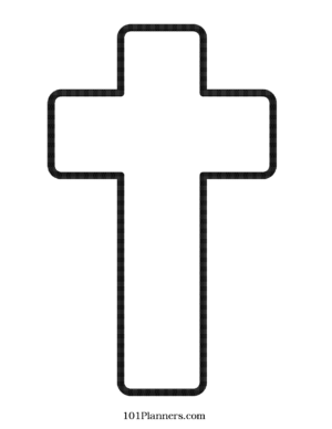 Cross template cross clipart maker