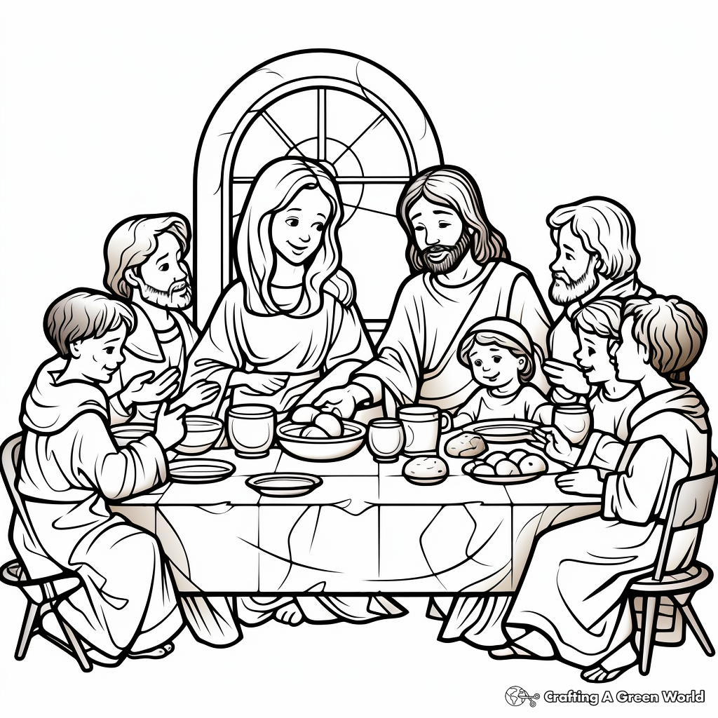 Christian easter coloring pages