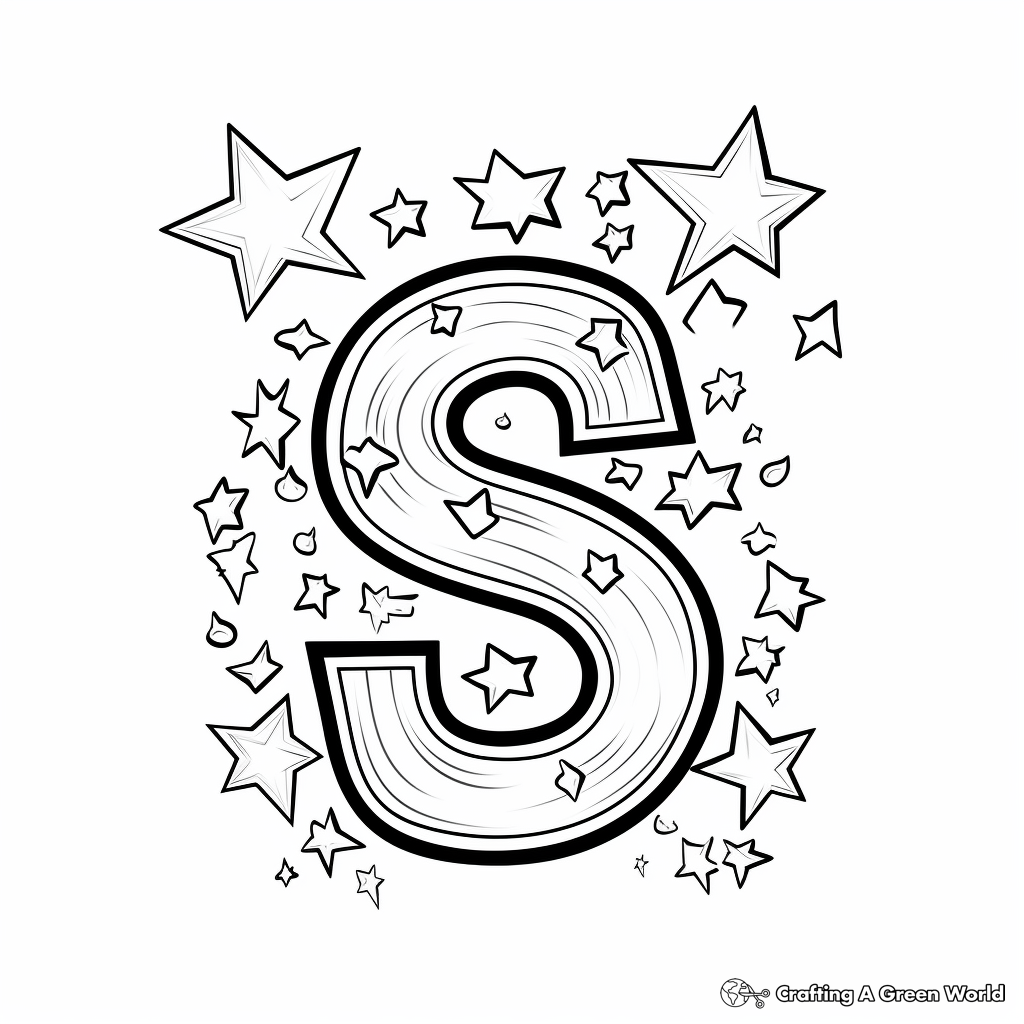 Letter s coloring pages