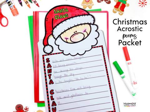 Fun christmas poem ideas for upper elementary