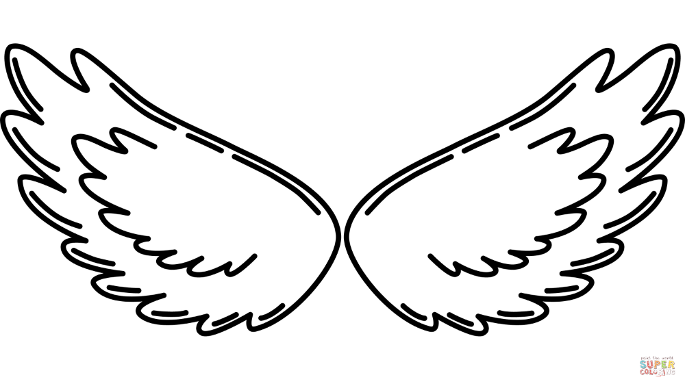 Angel wings coloring page free printable coloring pages free printable coloring pages free printable coloring angel coloring pages