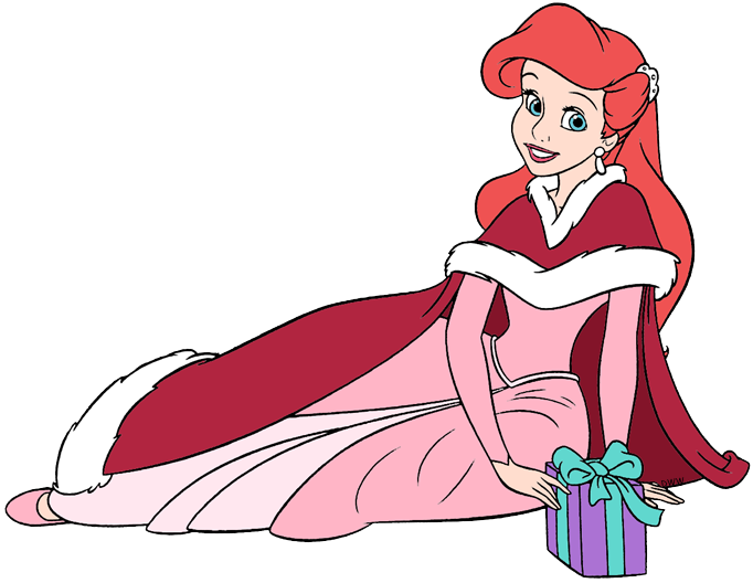 The little mermaid christmas clip art images disney clip art galore