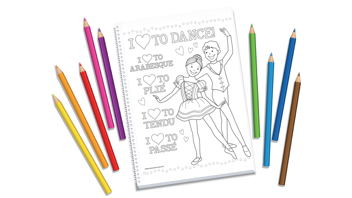 Coloring pages dance studio owner tools and resources to make your dance school profitable