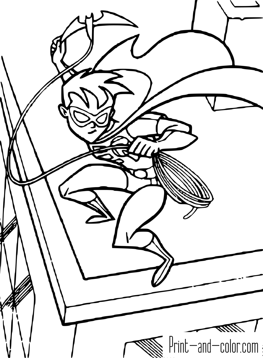 Batman coloring pages print and color