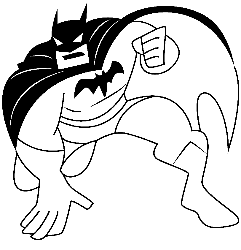 Batman coloring pages printable for free download