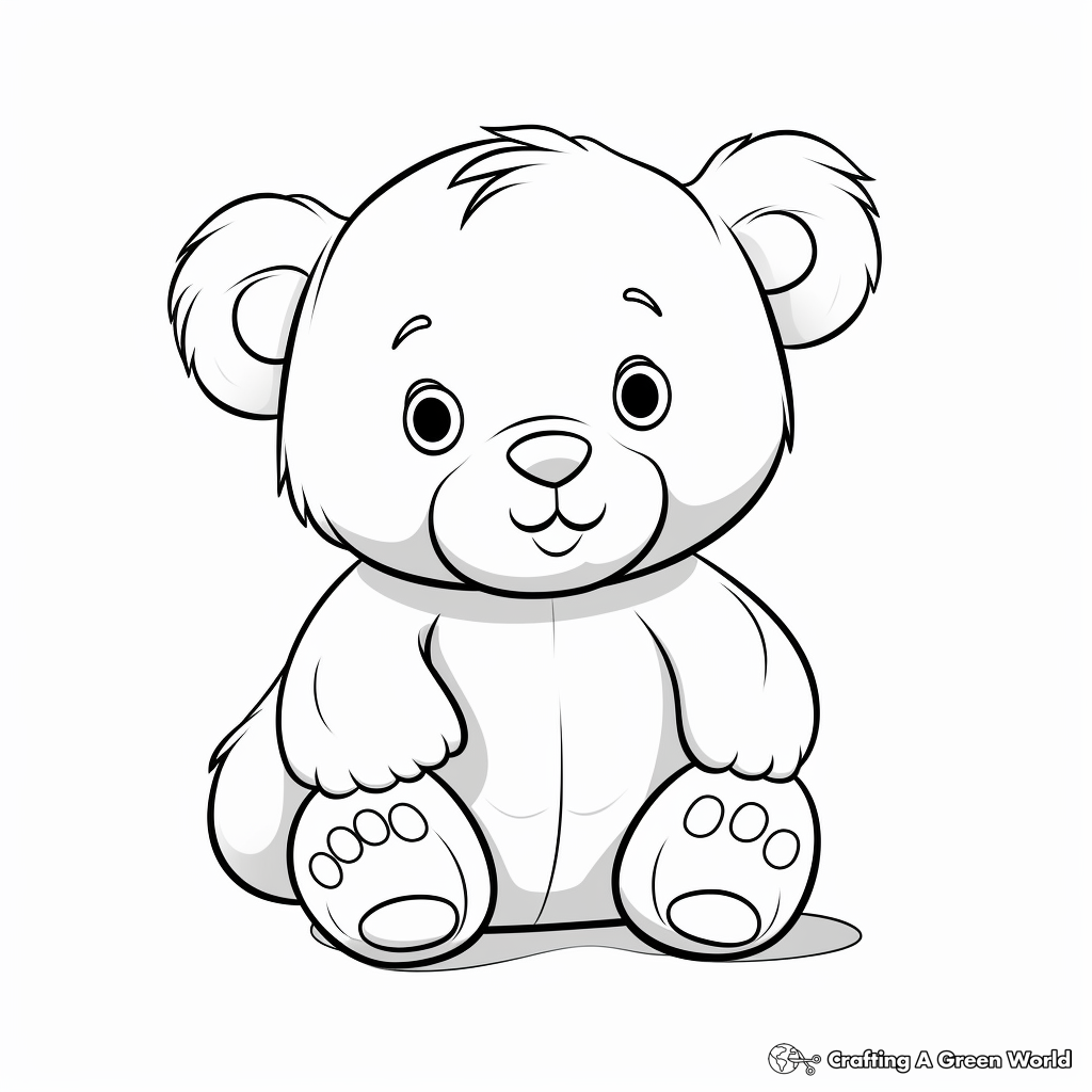 Teddy bear coloring pages