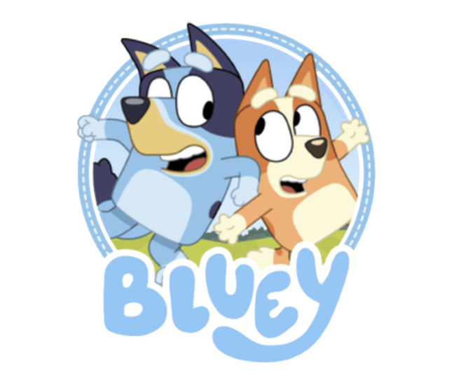 Bluey coloring pages â