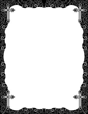 Free printable religious page borders