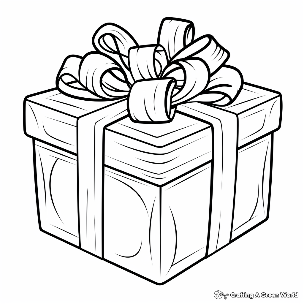 Present coloring pages