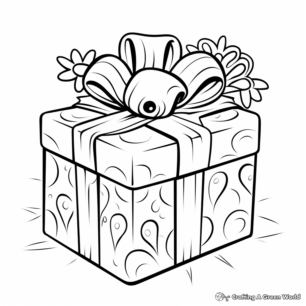 Present coloring pages