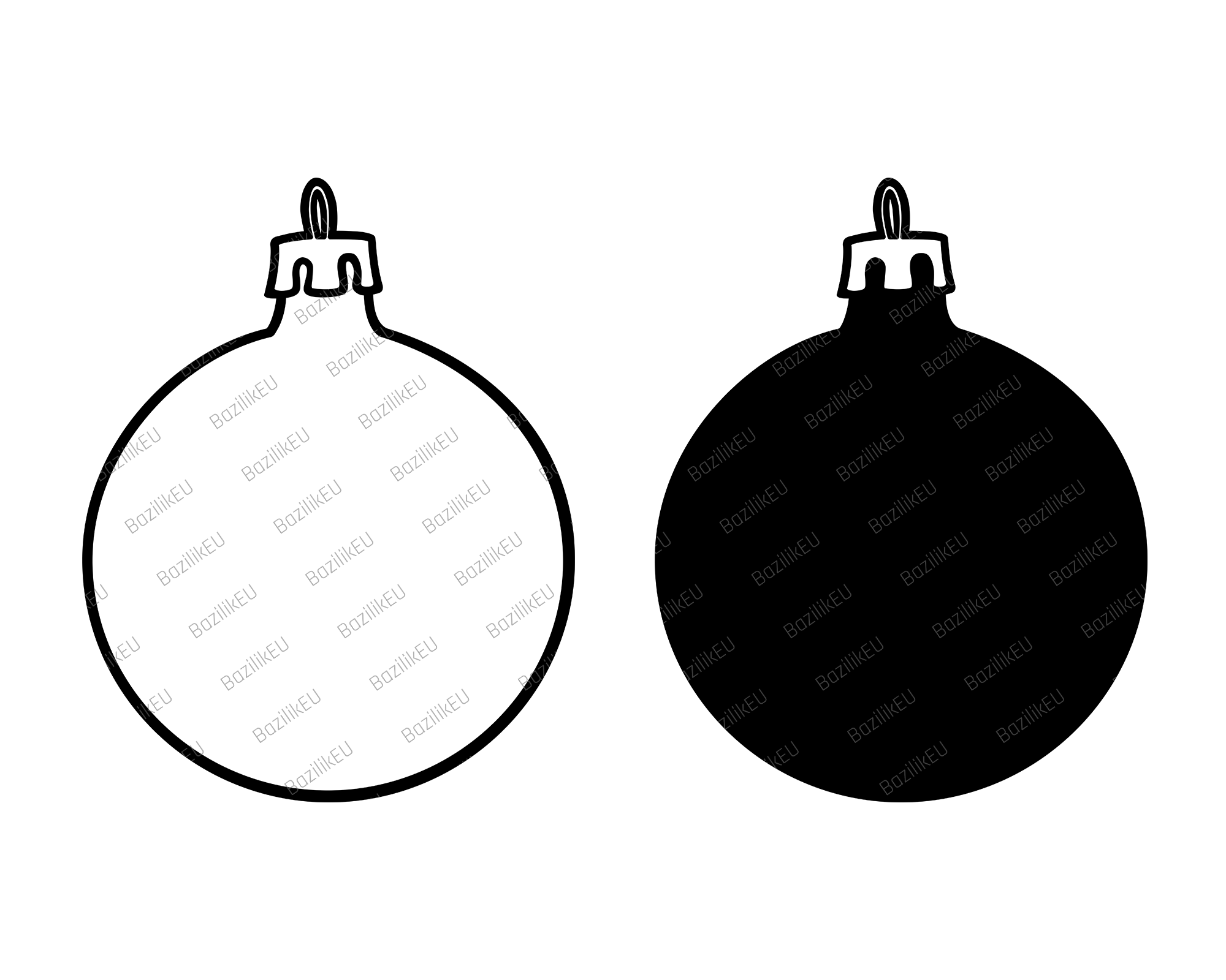 Festive christmas ornament svg design