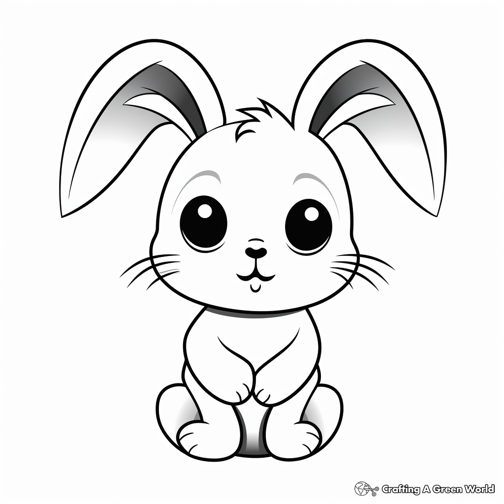 Bunny coloring pages