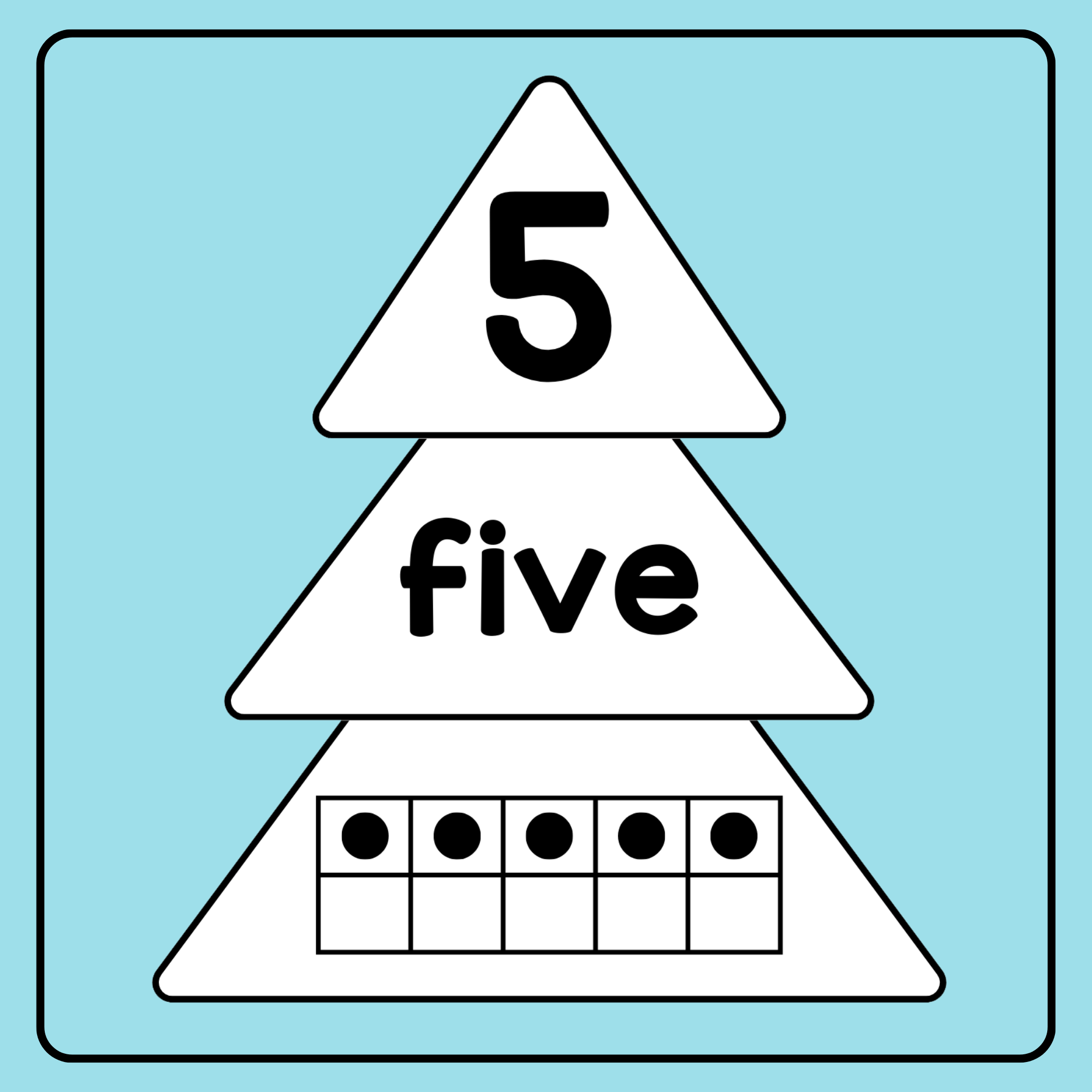 Christmas tree number sense match christmas preschool kinder activity made by teachers