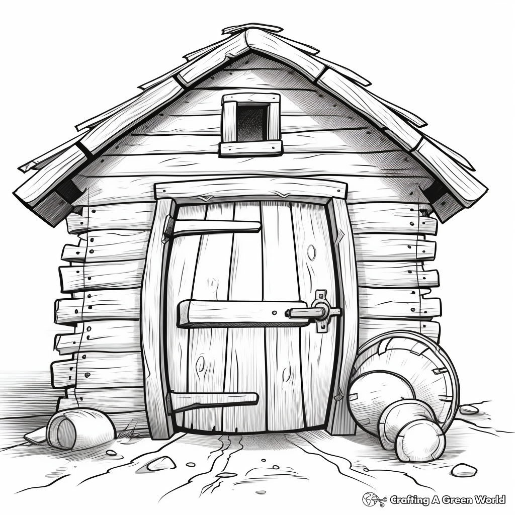 Door coloring pages