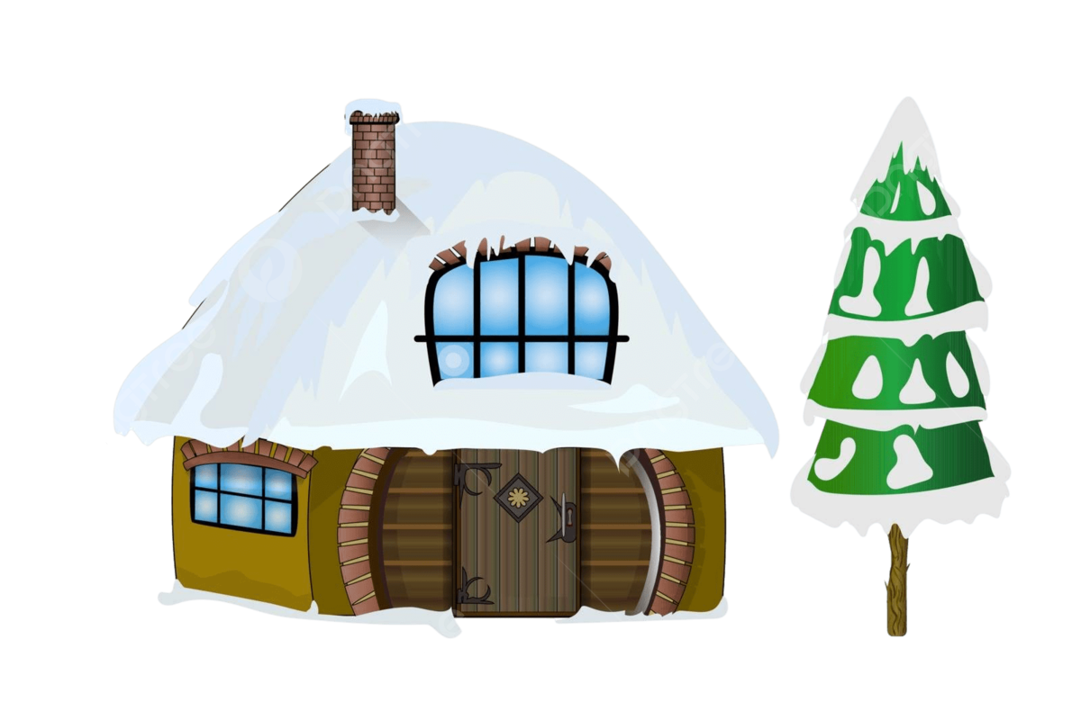 Christmas cottage illustration png transparent images free download vector files