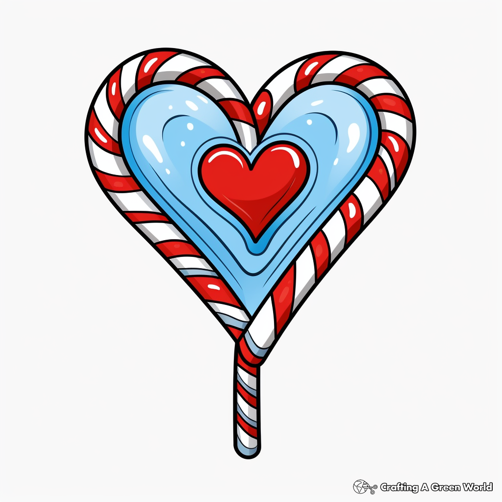 Candy cane coloring pages