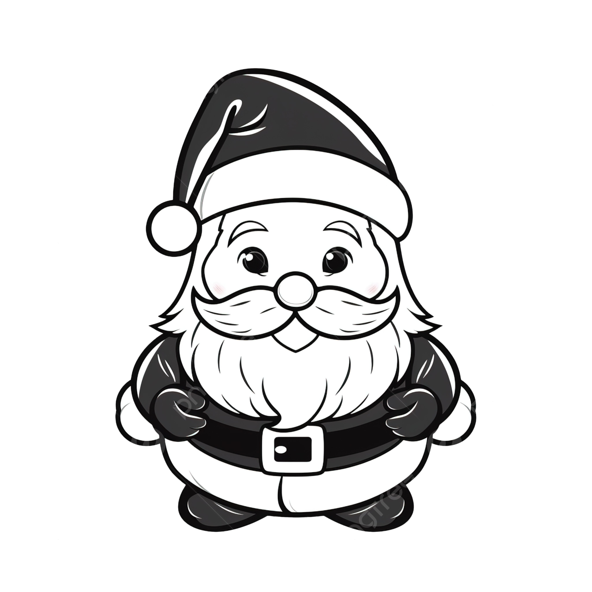 Christmas coloring book or page for kids santa claus black and white vector illustration christmas coloring colouring book png transparent image and clipart for free download