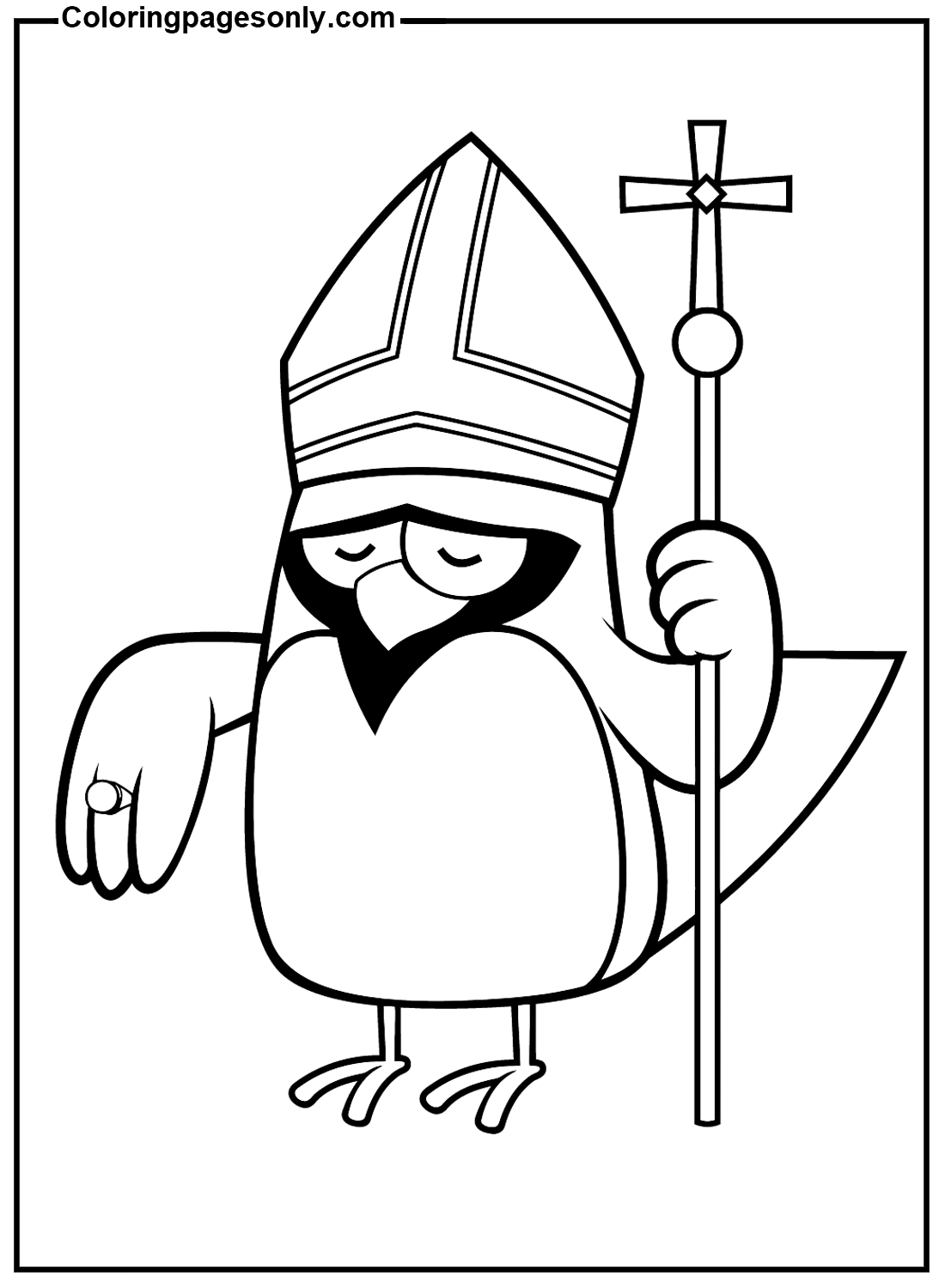 Cardinal coloring pages