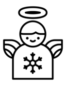 Christmas angels coloring pages free coloring pages