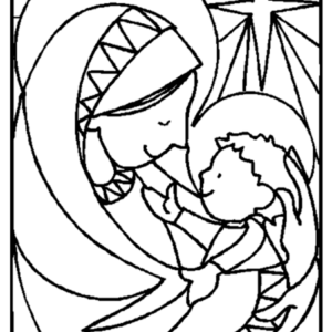 Religious christmas coloring pages printable for free download