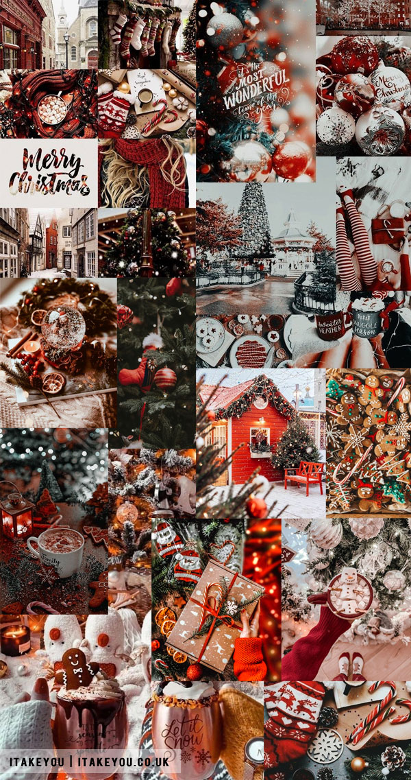 Download Free 100 + christmas collages aesthetic Wallpapers