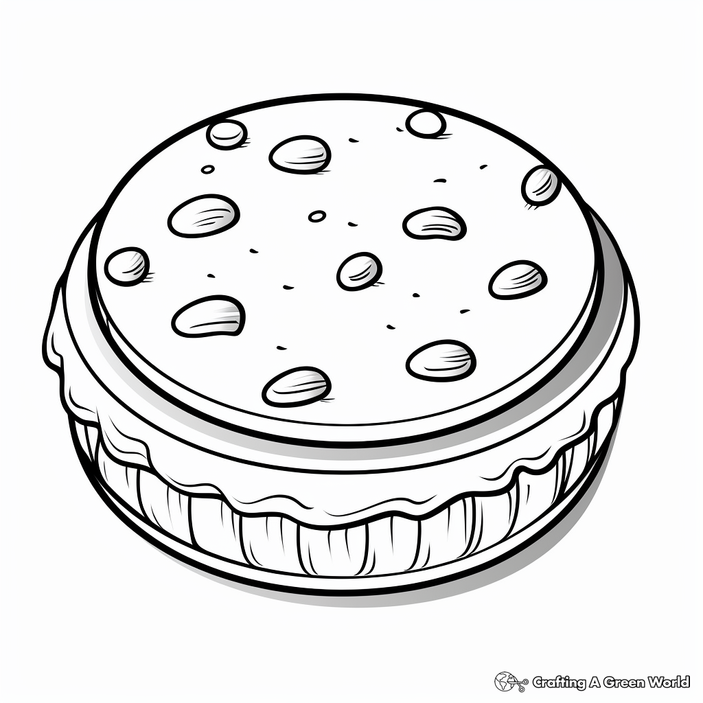 Cookie coloring pages