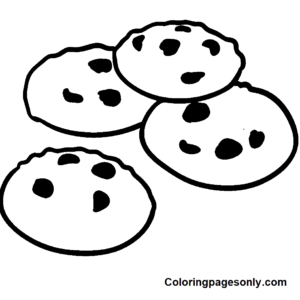 Cookie coloring pages printable for free download