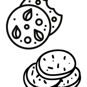 Cookie coloring pages printable for free download