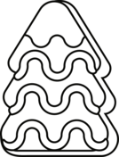 Christmas cookie coloring pages free printable pictures