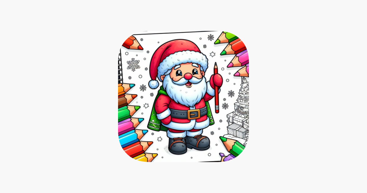 Christmas coloring game on the app store