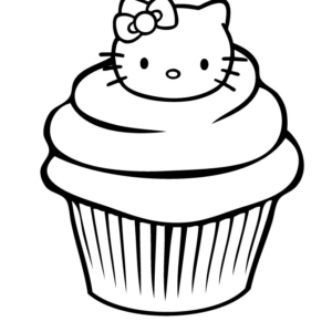 Cupcake coloring pages printable for free download