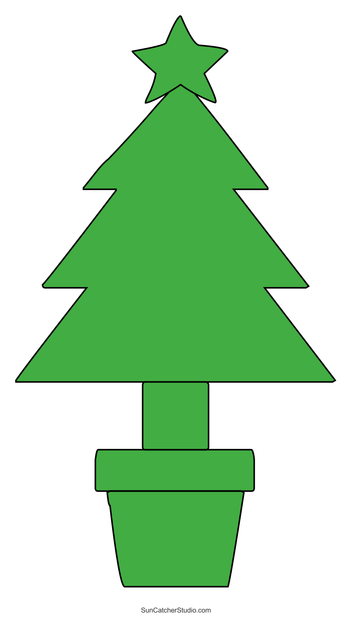 Christmas tree templates and stencils free printable patterns â diy projects patterns monograms designs templates