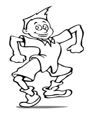 Dance coloring pages