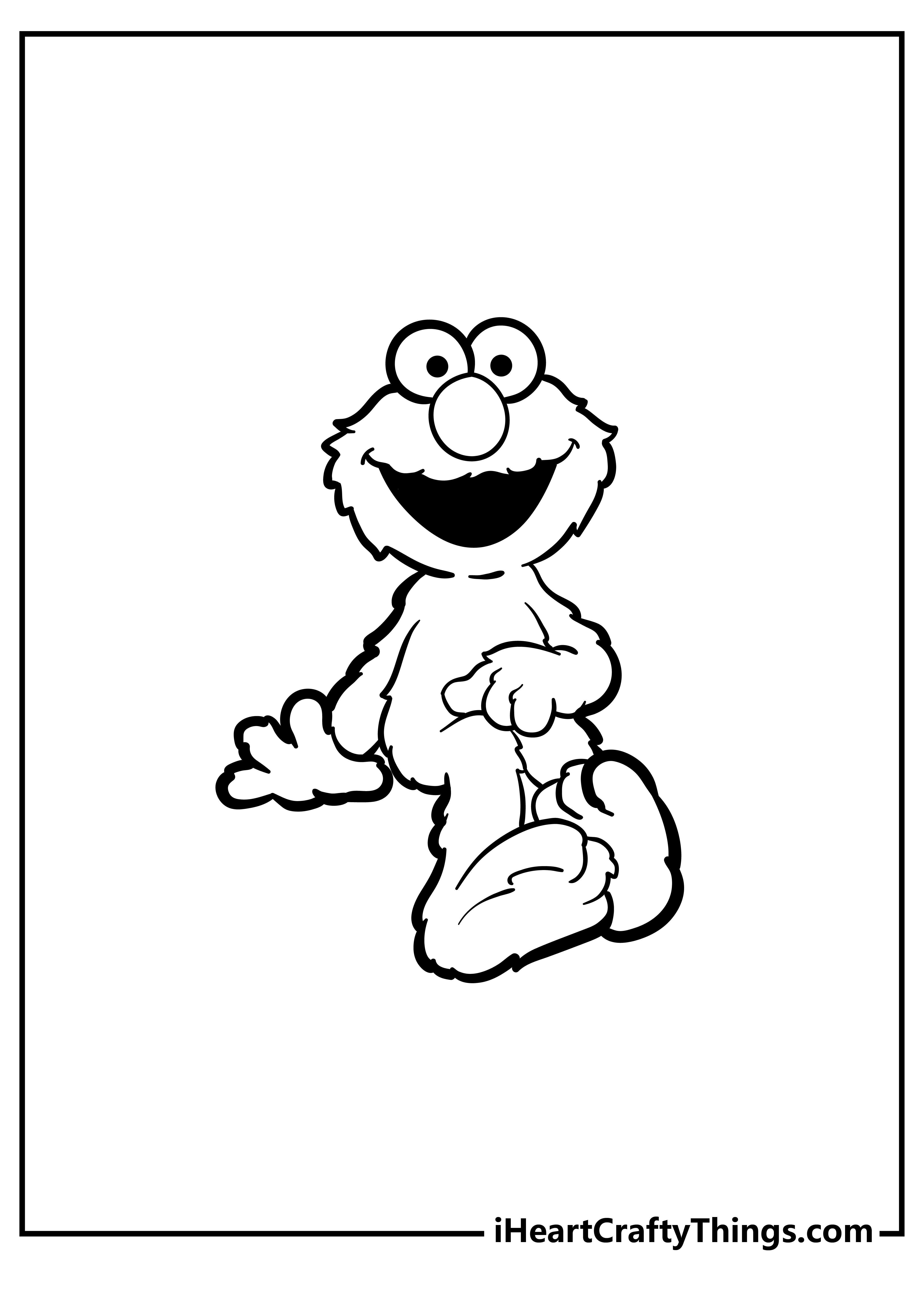 Elmo coloring pages free printables