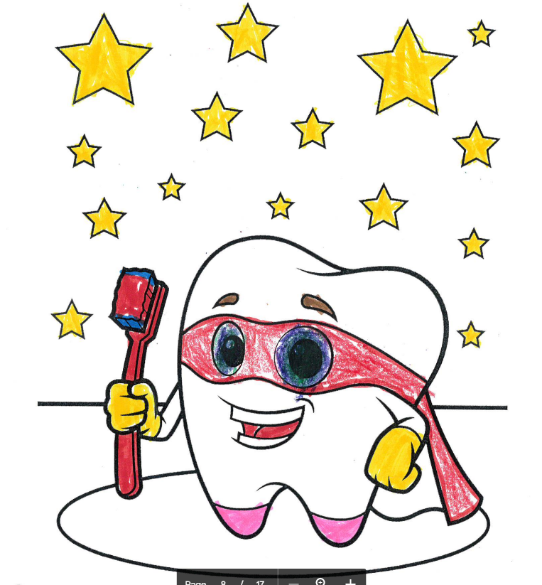 Childrens dental health month coloring contest â mix