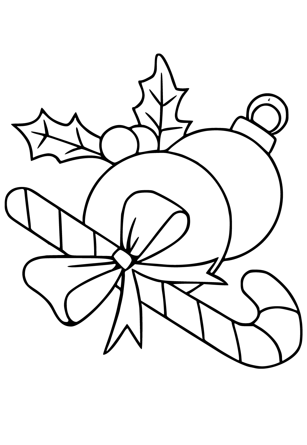 Free printable christmas ornaments holiday coloring page sheet and picture for adults and kids girls and boys