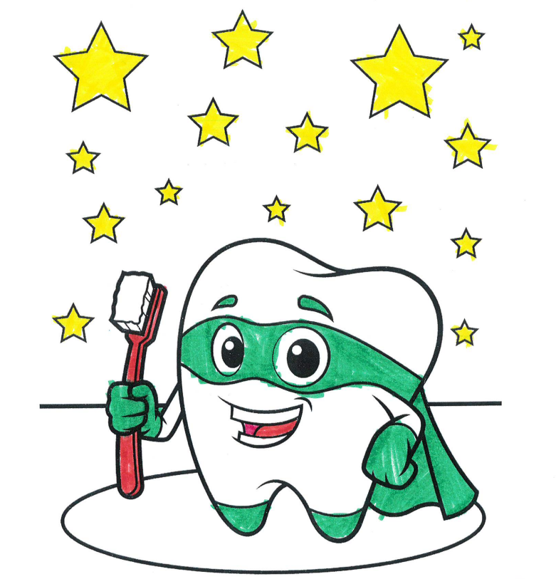 Childrens dental health month coloring contest â mix