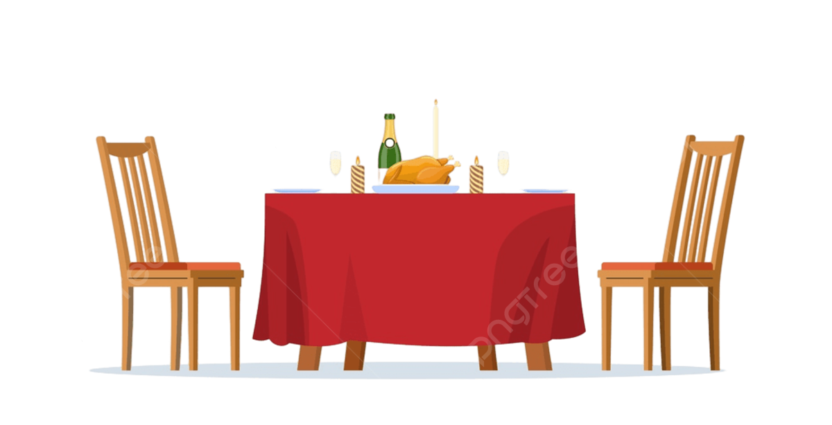 Family dinner table vector art png images free download on