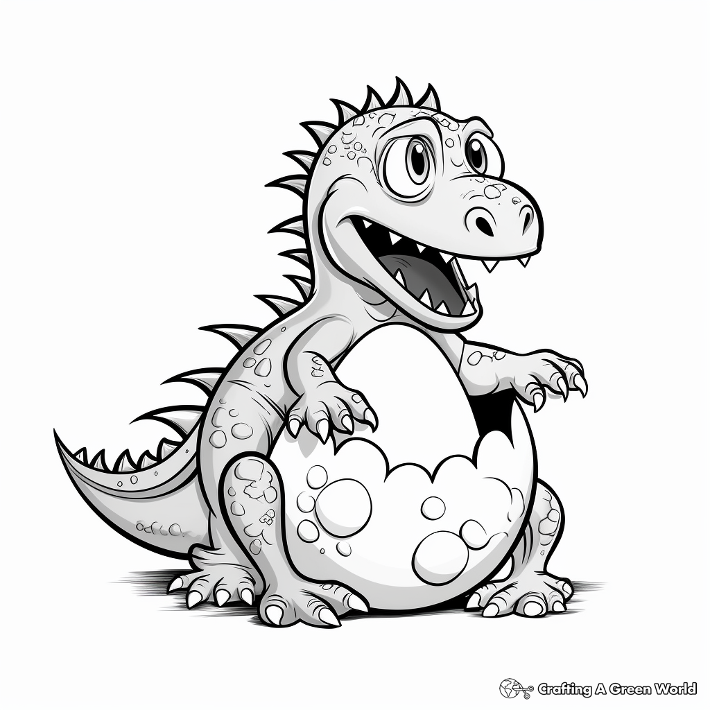 Dinosaur coloring pages for toddlers