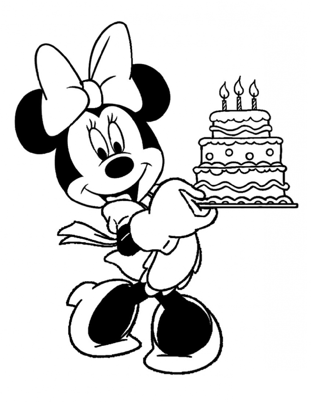 Minnie mouse birthday coloring pages birthday coloring pages minnie mouse coloring pages mickey mouse coloring pages