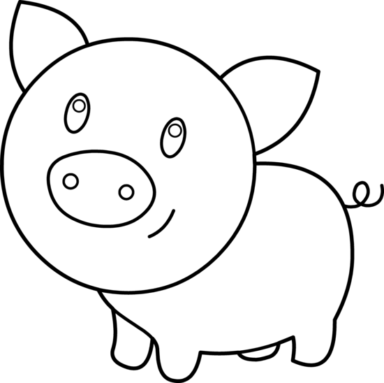 Pig clip art animal coloring pages coloring pages peppa pig coloring pages