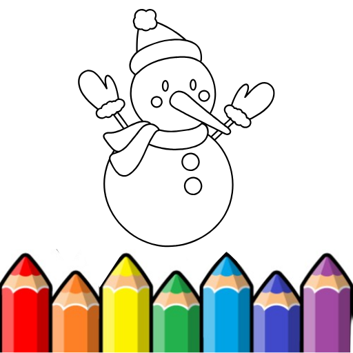 Christmas coloring animal funny coloring book the way to learn and play